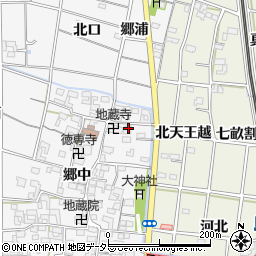 愛知県一宮市大和町於保郷中2457周辺の地図