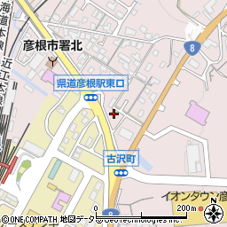 滋賀県彦根市古沢町487周辺の地図