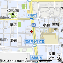 ラビット岩倉店周辺の地図