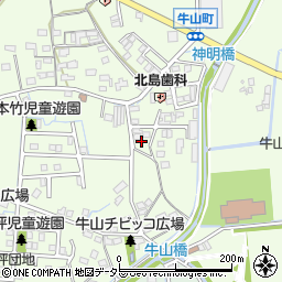 愛知県春日井市牛山町1863周辺の地図