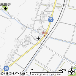 兵庫県朝来市物部898周辺の地図