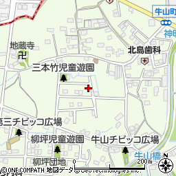 愛知県春日井市牛山町1988-15周辺の地図