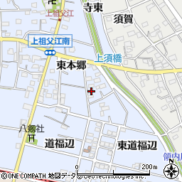 愛知県一宮市上祖父江東本郷149周辺の地図
