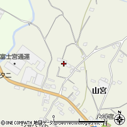 静岡県富士宮市山宮2701周辺の地図