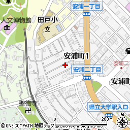 葉山アパート周辺の地図