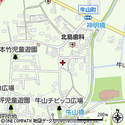 愛知県春日井市牛山町1863-12周辺の地図