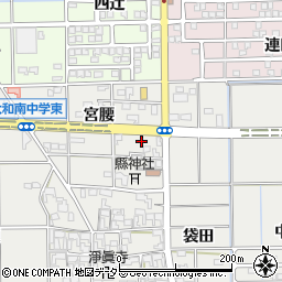 愛知県一宮市大和町南高井宮腰74周辺の地図
