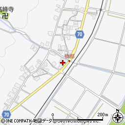 兵庫県朝来市物部897周辺の地図