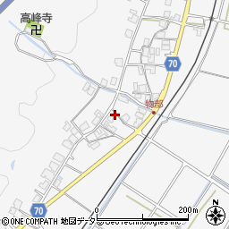 兵庫県朝来市物部886周辺の地図