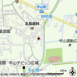 愛知県春日井市牛山町1856-27周辺の地図