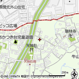 愛知県春日井市牛山町444-5周辺の地図