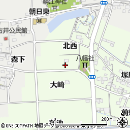 愛知県一宮市玉野北西42周辺の地図