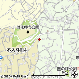 神奈川県横須賀市上町4丁目46周辺の地図