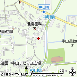 愛知県春日井市牛山町1856-8周辺の地図