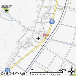 兵庫県朝来市物部891周辺の地図