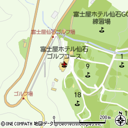 富士屋ホテル仙石ゴルフコース周辺の地図