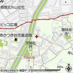 愛知県春日井市牛山町444周辺の地図