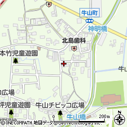 愛知県春日井市牛山町1863-11周辺の地図