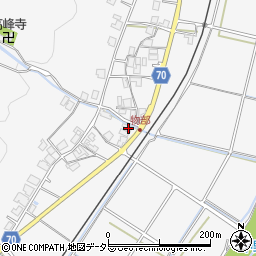 兵庫県朝来市物部896周辺の地図