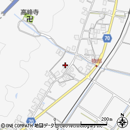 兵庫県朝来市物部737周辺の地図