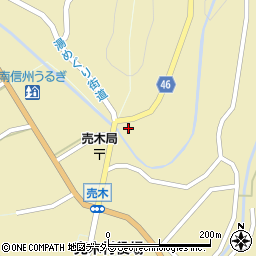 長野県下伊那郡売木村201周辺の地図