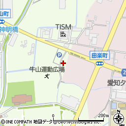 愛知県春日井市牛山町3173周辺の地図