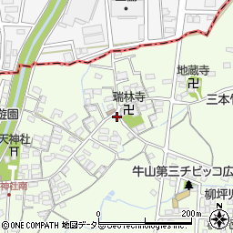 愛知県春日井市牛山町1400周辺の地図