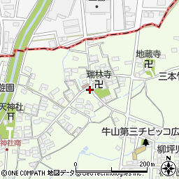 愛知県春日井市牛山町1400周辺の地図