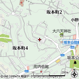 坂本学童クラブ周辺の地図