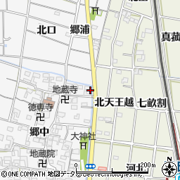 愛知県一宮市大和町於保郷中2463周辺の地図