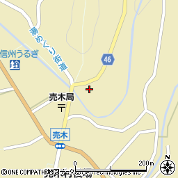 長野県下伊那郡売木村205周辺の地図