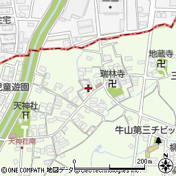 愛知県春日井市牛山町1397周辺の地図