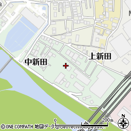 神奈川県小田原市中新田周辺の地図