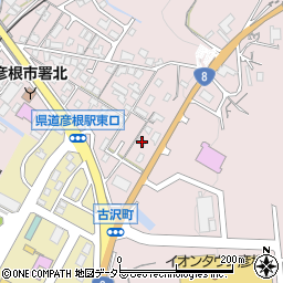 滋賀県彦根市古沢町379周辺の地図