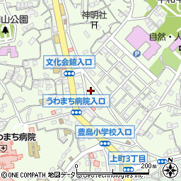 三浦クリーニング店工場周辺の地図