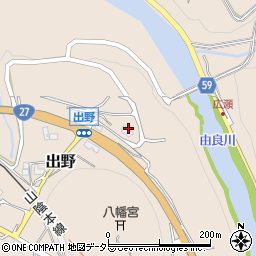 京都府船井郡京丹波町出野柳ケ迫周辺の地図