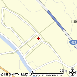 兵庫県丹波市青垣町山垣837周辺の地図