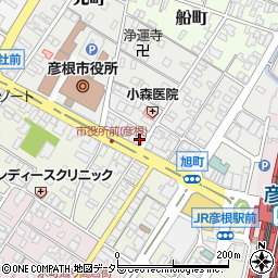 滋賀中央信用金庫城東支店周辺の地図