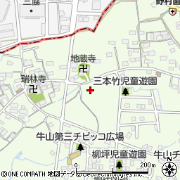 愛知県春日井市牛山町2055-12周辺の地図