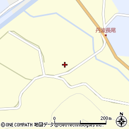 京都府南丹市美山町長尾滝ケ花周辺の地図