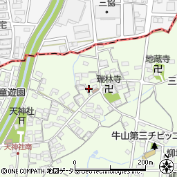 愛知県春日井市牛山町1395周辺の地図