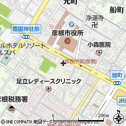 日本生命相互保険会社彦根ビル周辺の地図