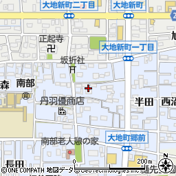 愛知県岩倉市大地町郷内1231-2周辺の地図