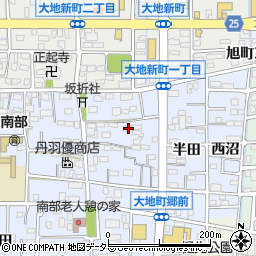 愛知県岩倉市大地町郷内1236周辺の地図