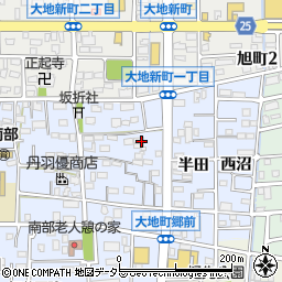 愛知県岩倉市大地町郷内1237周辺の地図