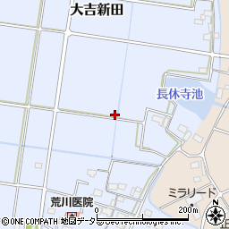 岐阜県安八郡輪之内町大吉新田周辺の地図