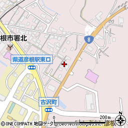 滋賀県彦根市古沢町381周辺の地図