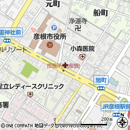 日新火災海上保険株式会社彦根サービス支店周辺の地図