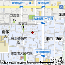 愛知県岩倉市大地町郷内1231周辺の地図