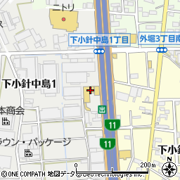 愛知トヨタ自動車小牧南インター店周辺の地図